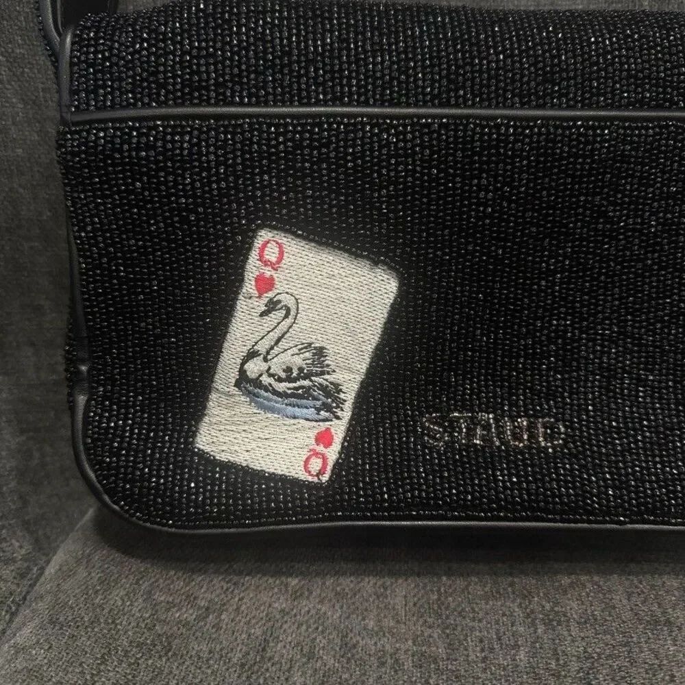 Staud Beaded Tommy Bag House of Cards NEW - Picture 6 of 16